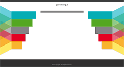 Desktop Screenshot of greenerg.it